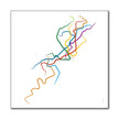 Spain - Barcelona Metro Route Map