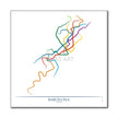 Spain - Barcelona Metro Route Map