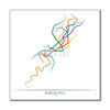 Spain - Barcelona Metro Route Map