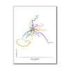 Spain- Madrid Metro Route Map