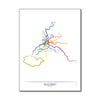 Spain- Madrid Metro Route Map