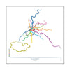 Spain- Madrid Metro Route Map