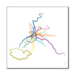 Spain- Madrid Metro Route Map
