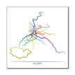 Spain- Madrid Metro Route Map