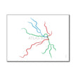 Sweden - Stockholm Metro Route Map