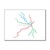 Sweden - Stockholm Metro Route Map