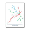 Sweden - Stockholm Metro Route Map