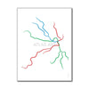 Sweden - Stockholm Metro Route Map