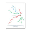 Sweden - Stockholm Metro Route Map