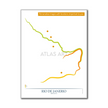 Brazil - Rio-de-Janeiro Metro Route Map