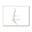 Taiwan - Kaohsiung Mass Rapid Transit Route Map
