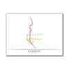 Taiwan - Kaohsiung Mass Rapid Transit Route Map