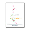 Taiwan - Kaohsiung Mass Rapid Transit Route Map