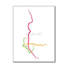 Taiwan - Kaohsiung Mass Rapid Transit Route Map