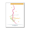 Taiwan - Kaohsiung Mass Rapid Transit Route Map