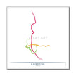 Taiwan - Kaohsiung Mass Rapid Transit Route Map