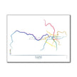 Taiwan - Taipei Metro Route Map