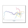 Taiwan - Taipei Metro Route Map