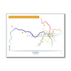 Taiwan - Taipei Metro Route Map