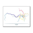 Taiwan - Taipei Metro Route Map