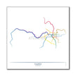 Taiwan - Taipei Metro Route Map