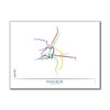 Thailand - Bangkok BTS MRT Route Map