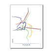 Thailand - Bangkok BTS MRT Route Map