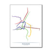 Thailand - Bangkok BTS MRT Route Map