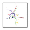Thailand - Bangkok BTS MRT Route Map