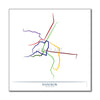 Thailand - Bangkok BTS MRT Route Map