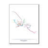 Turkey - Istanbul Metro Route Map