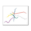 Brazil - Sao-Paulo Metro Route Map