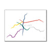 Brazil - Sao-Paulo Metro Route Map