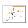 Brazil - Sao-Paulo Metro Route Map