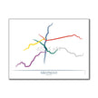 Brazil - Sao-Paulo Metro Route Map