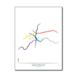 Brazil - Sao-Paulo Metro Route Map