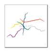 Brazil - Sao-Paulo Metro Route Map