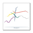 Brazil - Sao-Paulo Metro Route Map