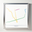 Canada - Toronto Subway Route Map
