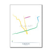 Canada - Toronto Subway Route Map