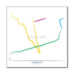 Canada - Toronto Subway Route Map
