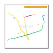 Canada - Toronto Subway Route Map
