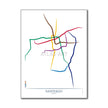 Chile - Santiago Metro Route Map