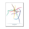 Chile - Santiago Metro Route Map