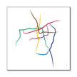 Chile - Santiago Metro Route Map