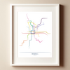China - Beijing Subway Route Map