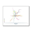 China - Beijing Subway Route Map