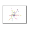 China - Beijing Subway Route Map