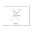 China - Beijing Subway Route Map