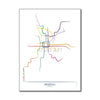 China - Beijing Subway Route Map